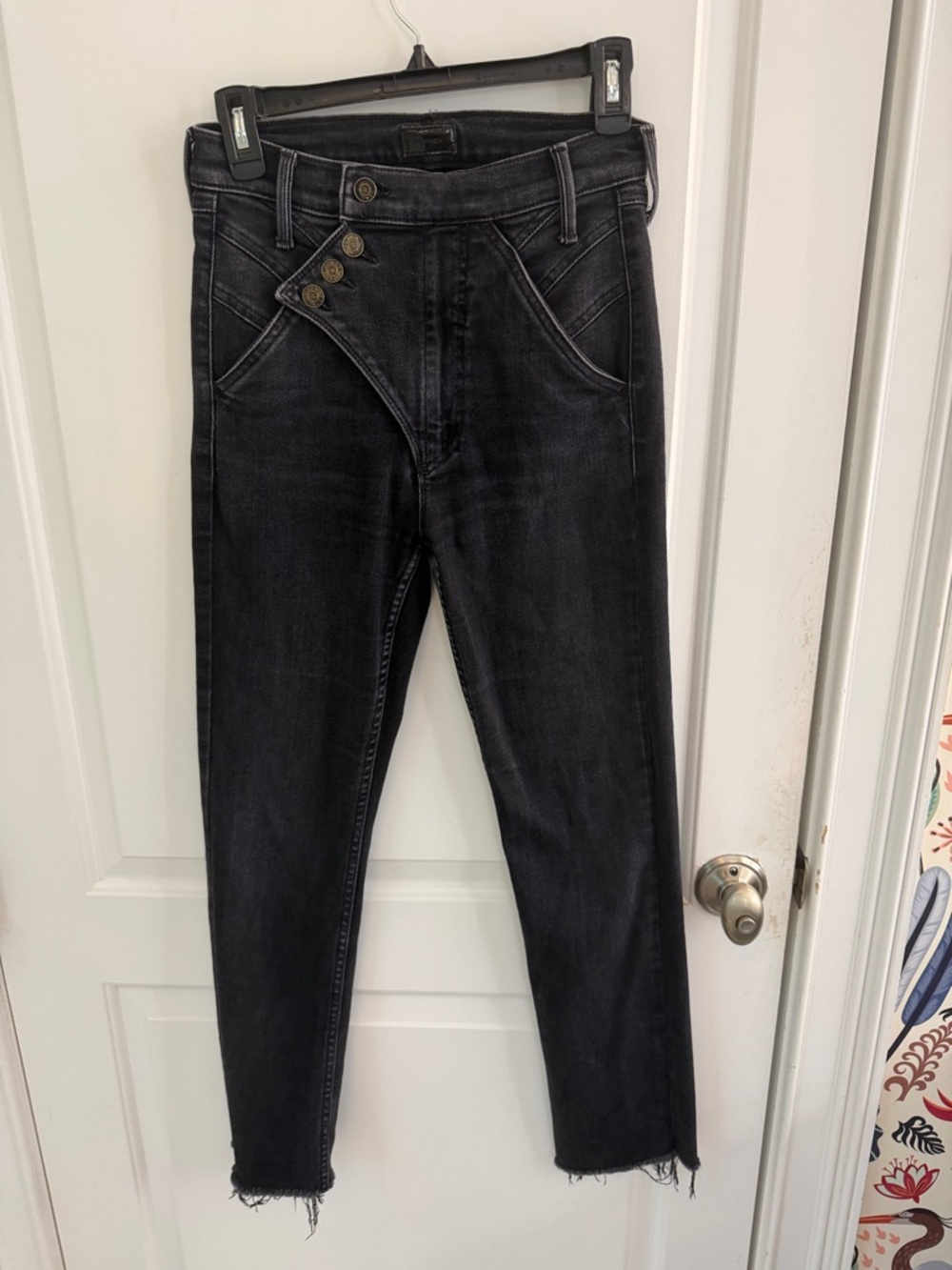 Mother To the Right Away Rider Black/Gray was size 27